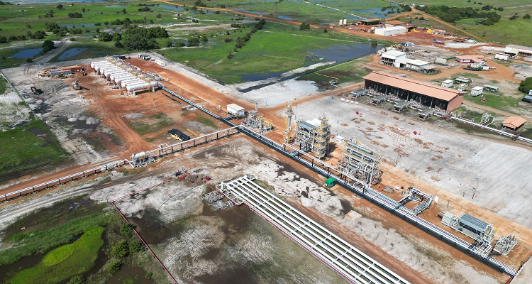 The new LPG plant in Gabon. 