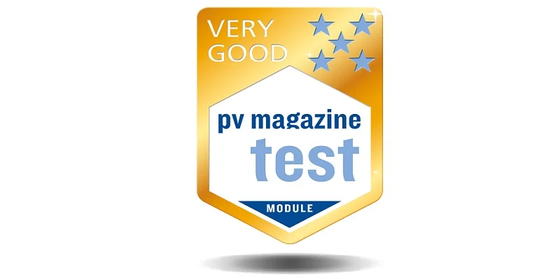 An image of the certificate indicating the module received a five-star, very good rating.