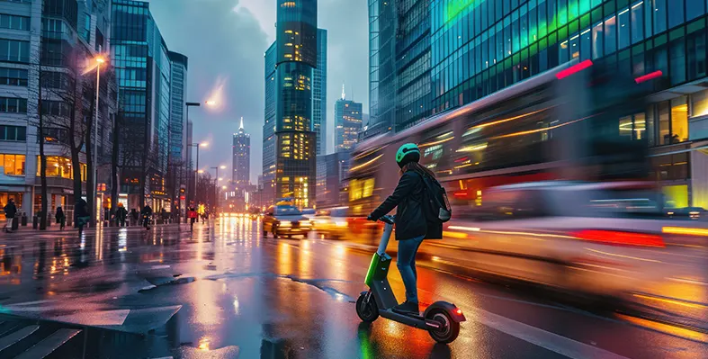 Digital_representation_of_a_man_in_electric_scooter