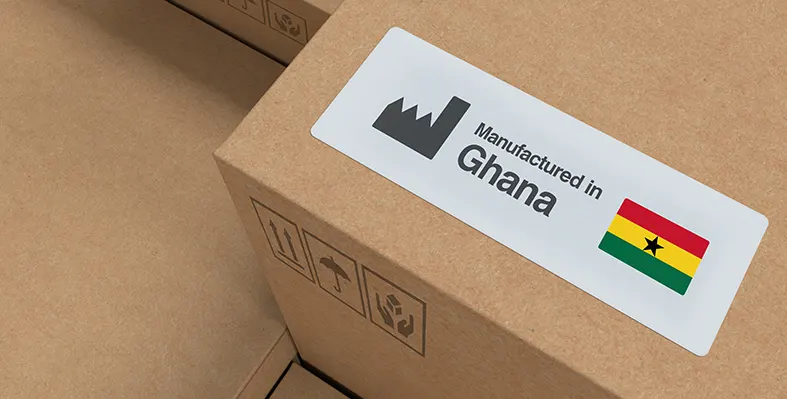 Cardboard-box_manufactured_in_ghana_flag