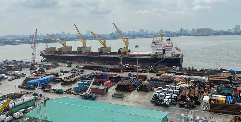 aerial_view_Lagos_port_Nigeria_Dangote_Ogun_State