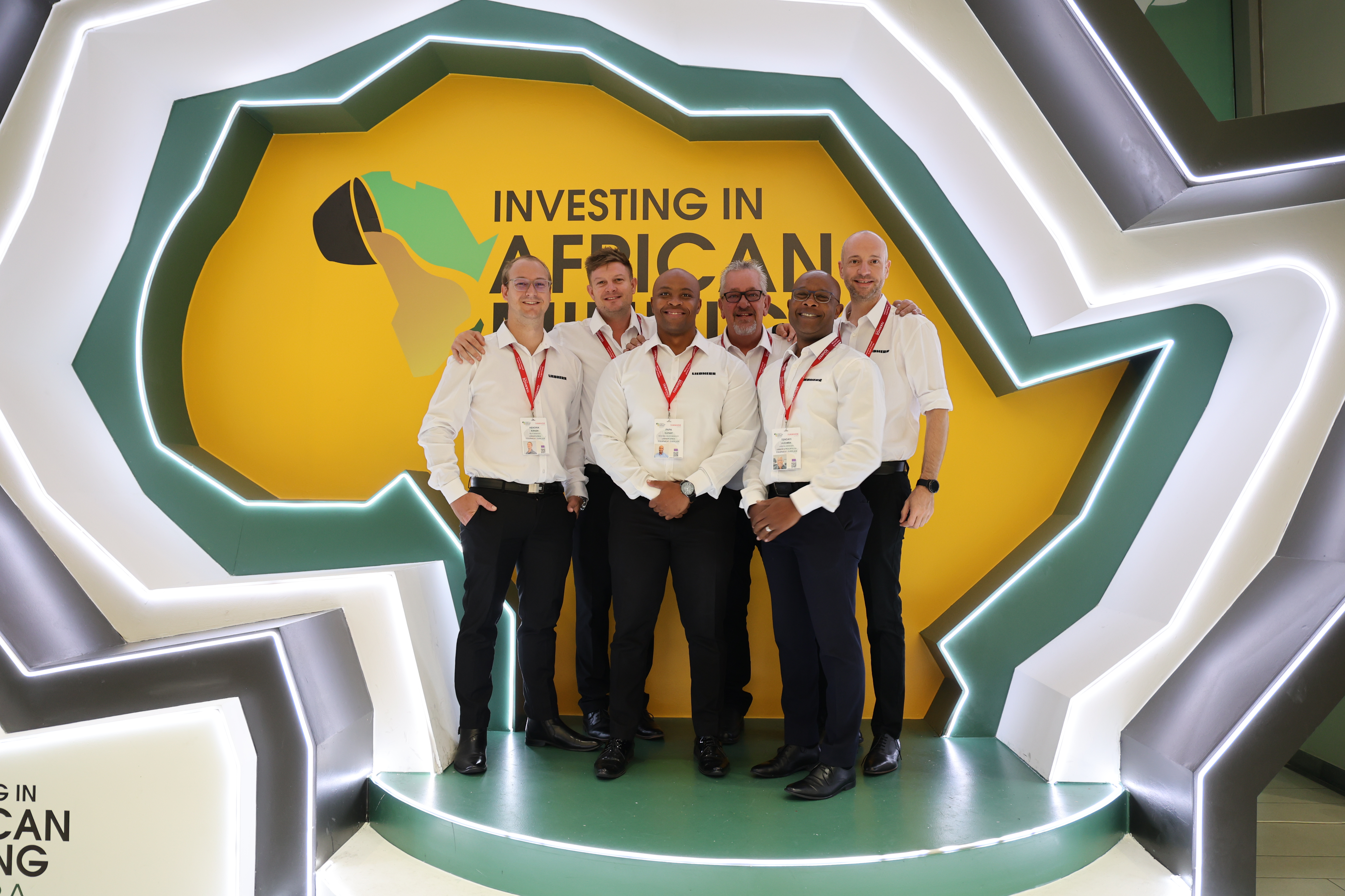 Liebherr's_team_posing_at_Mining_Indaba_2025