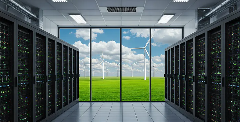 Digital_Image_of_sustainable_servers_powered_by_wind_farm