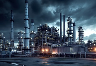 An_ammonia_factory_complex