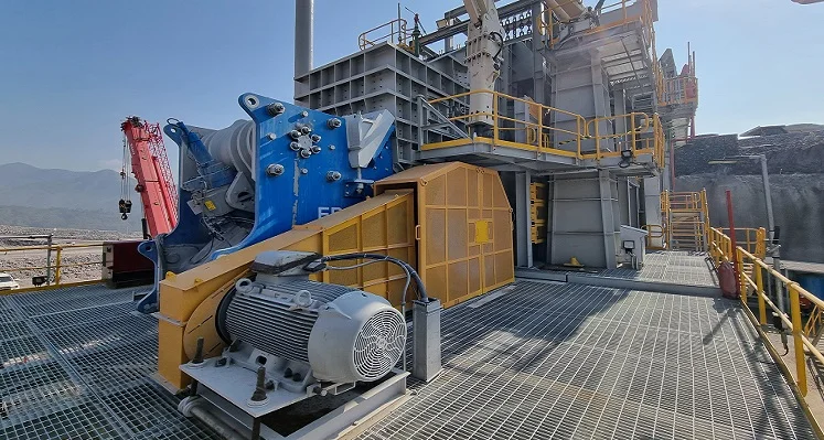 An installation with a ERC 22-20 primary crusher.