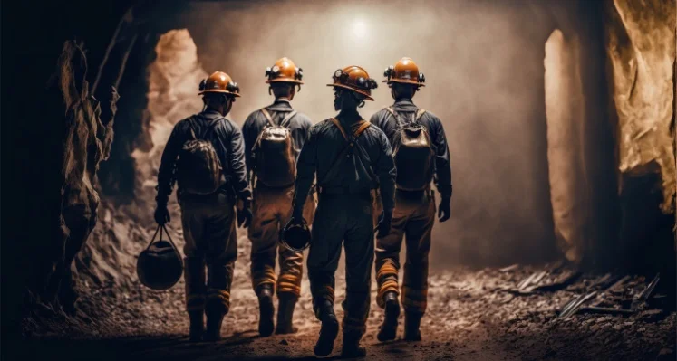 Sedna & Haivision join forces to revolutionise industrial monitoring in Africa, enhancing safety and operational excellence. (Image source: Adobe Stock) Miners_in_tunnel