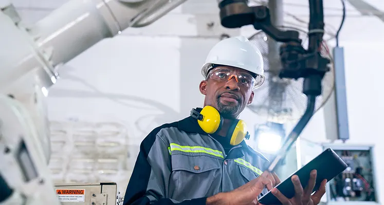 An_engineer_at_automobile_manufacturing_facility