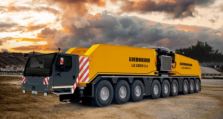 Liebherr's new LG 1800-1.0 lattice boom crane. 