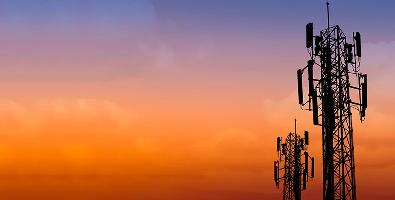 Nokia and Turkcell achieve world-first quantum-safe IPsec cryptography milestone, securing mobile networks against future quantum computing threats. (Image source: Adobe Stock) Digital image of two telecommunication tower