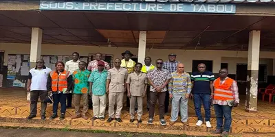 A group picture of the ECOWAS delegates and accompanying project companies. 