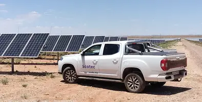Scatec_EV_truck_solar_farm_Northern_Cape