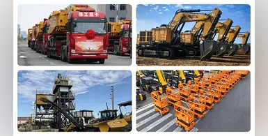 XCMG-construction-machinery-montage-four-images