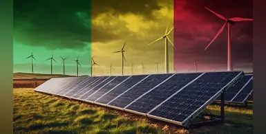 solar-panels-wind-turbines-Mali-flag