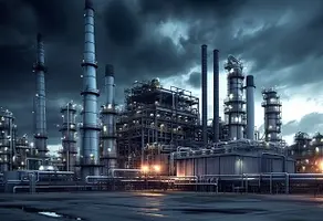 An_ammonia_factory_complex
