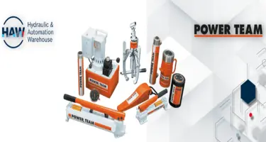 A digital image of the HAW and Power Team logo with the company solutions in between. 