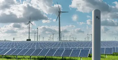 Green hydrogen produced in storage using renewable energies 