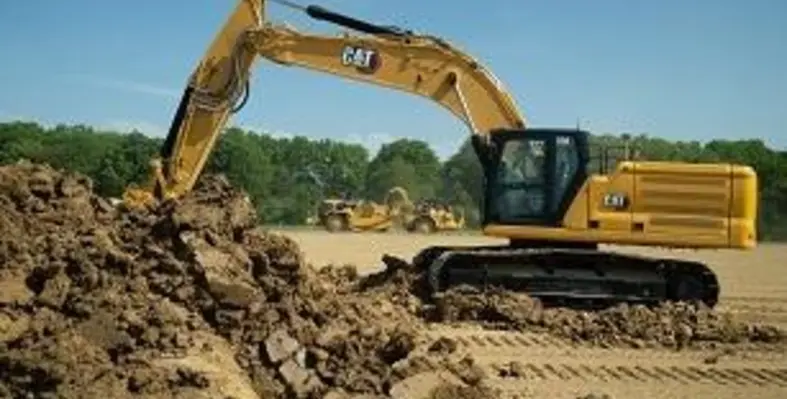 Caterpillar equipment is being extensively used for the project. (Image source: Mantrac) 10479 MG 0289