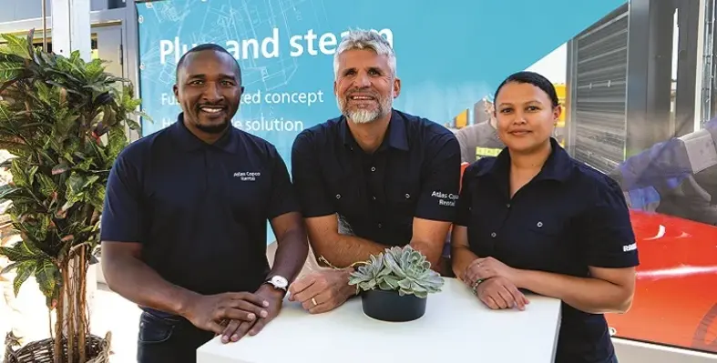 The team leading the expansion posing for a picture.