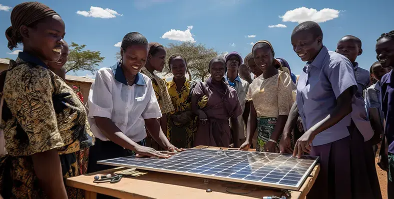solar_panels_Africa_group_of_people