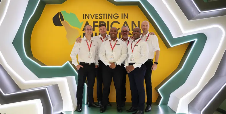 Liebherr's_team_posing_at_Mining_Indaba_2025