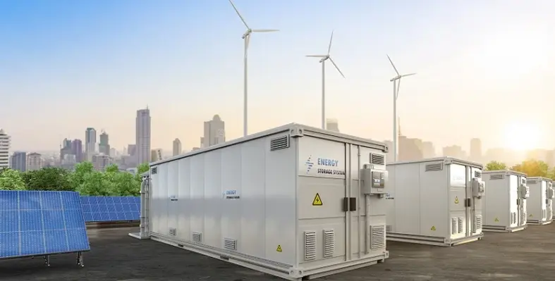 BESS_with_wind_power_and_solar_panels