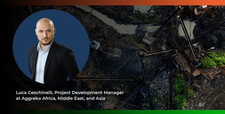 A headshot of Luca-Ceschinelli from Aggreko.