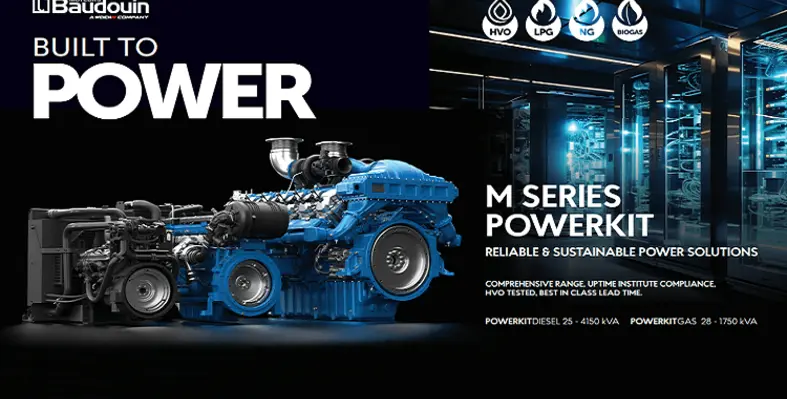 A press image detailing the Baudouin M Series Powerkit.