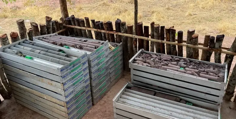 Core trays at Molulu. (Image source: Critical Metals) Critical Metals Core Trays