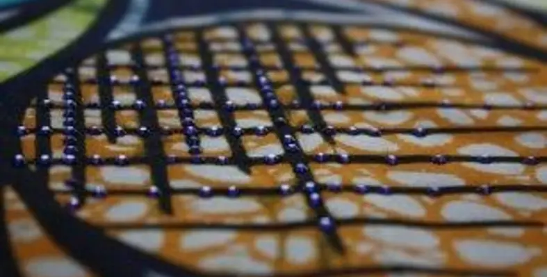 New crystallised textiles could benefit at the loss of second hand products. (Image source: Alexander Sarlay) Crystallizing African Textiles by Alexander Sarlay