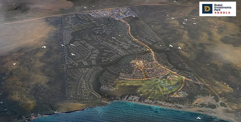 An artist impression of the Dubai Investments Park Angola. 