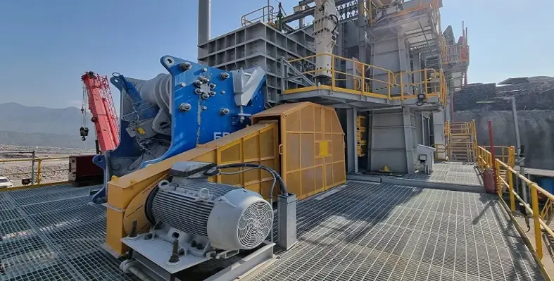 An installation with a ERC 22-20 primary crusher.