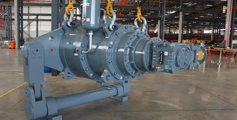 The customised planetary gearbox delivered by SEW-EURODRIVE. 