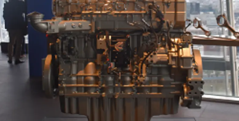 The Perkins 2600 Series on display in London. (Image source: Alain Charles Publishing) Perkins 2600 Series