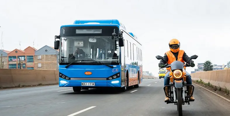 The Roam Rapid mass transit electric bus and the Roam Air Electric motorcycle.