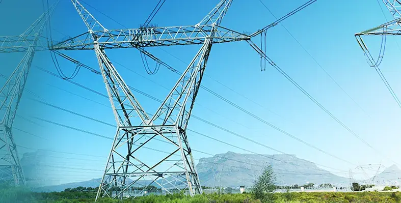 A_South_African_energy_pylon_with_table_mountain_in_the_background. 