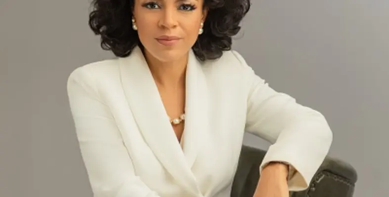 Tariye Gbadegesin, co-chair of the Voluntary Carbon Markets Integrity Initiative. (Image source: VCMI) Tariye-VCMI.jpg