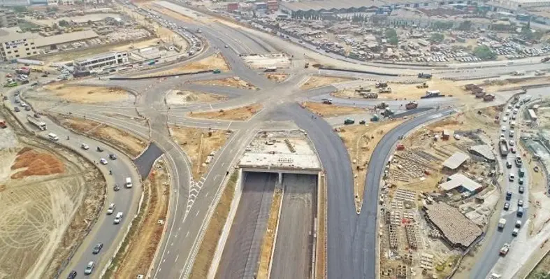 The Tema Motorway Interchange project is expected to ease traffic congestion and boost trade with neighbouring countries. (Image source: Lintec & Linnhoff) Tema Motorway Interchange Ghana