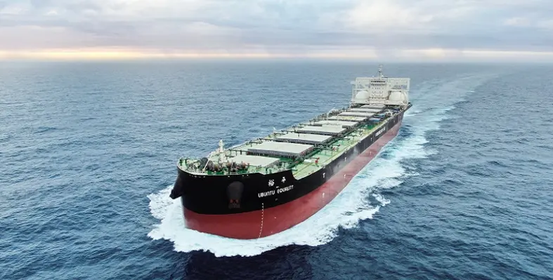 Anglo American's Ubuntu Harmony at sea. 