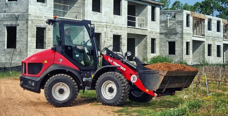 Machinery of Yanmar CE sporting the Premium Red paint. 
