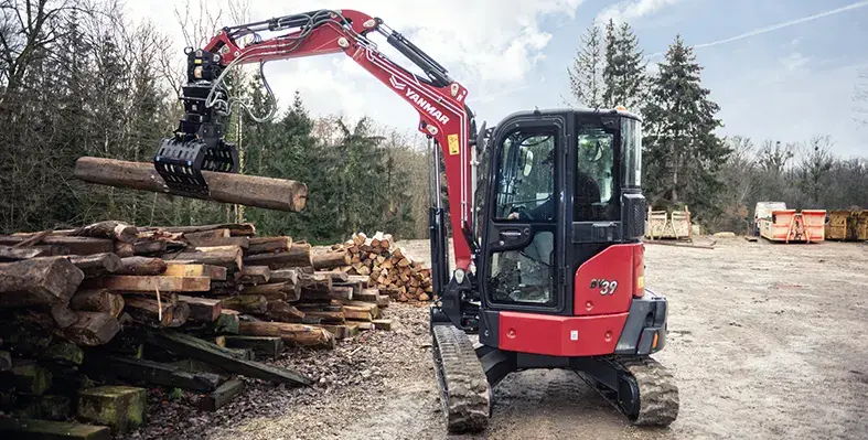 Yanmar's_SV39_mini_Excavator