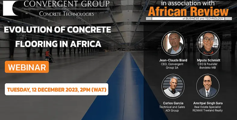 A banner of details for the webinar including headshots of all panellists. 