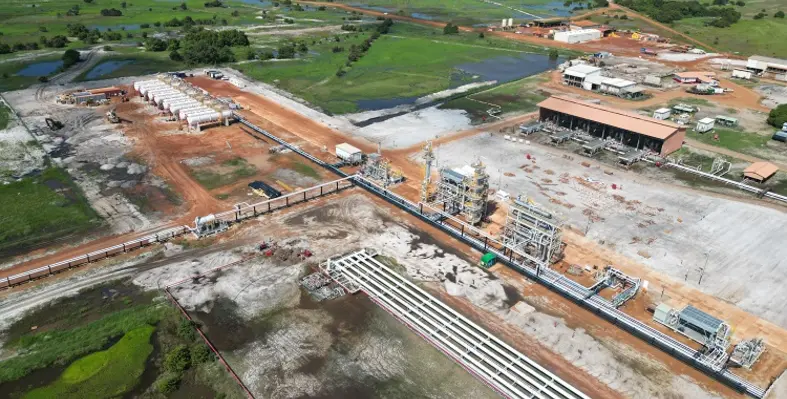 The new LPG plant in Gabon. 