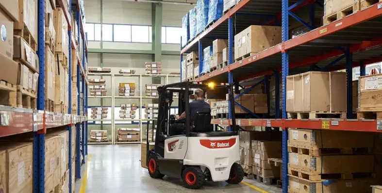 A new Bobcat-branded forklit. 