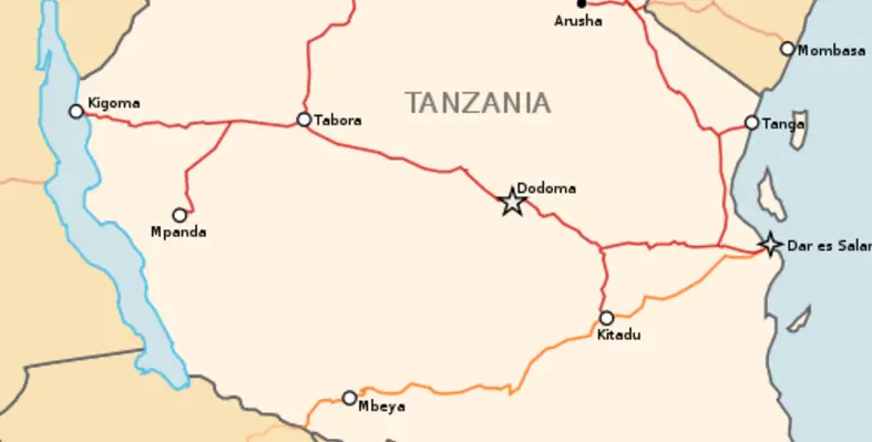 TAZARA, Tanzania's railway network